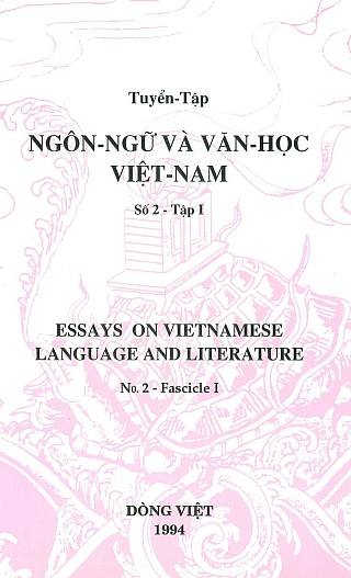 Dòng Việt số 2 tập 1: 1994 - Tuyển tập ngôn ngữ văn tự Việt Nam